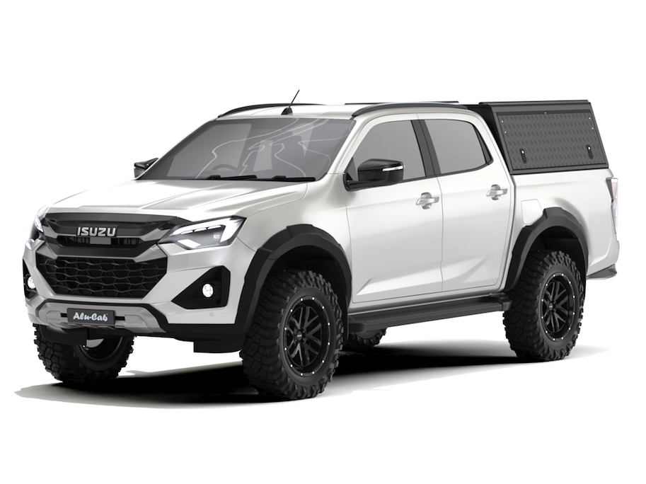 Alu-Cab Hardtop "Guard" für Isuzu D-Max 2020+ Doppelkabine schwarz/geriffelt