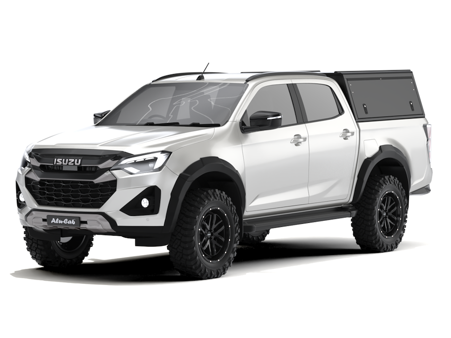 Alu-Cab Hardtop "Guard" für Isuzu D-Max 2020+ Doppelkabine schwarz/glatt
