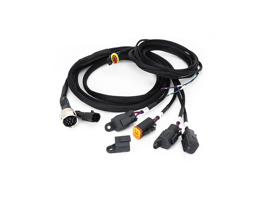 Lazer Four-Lamp Harness Kit with ITT Connector (4-Pin, Deutsch DT, 12V)