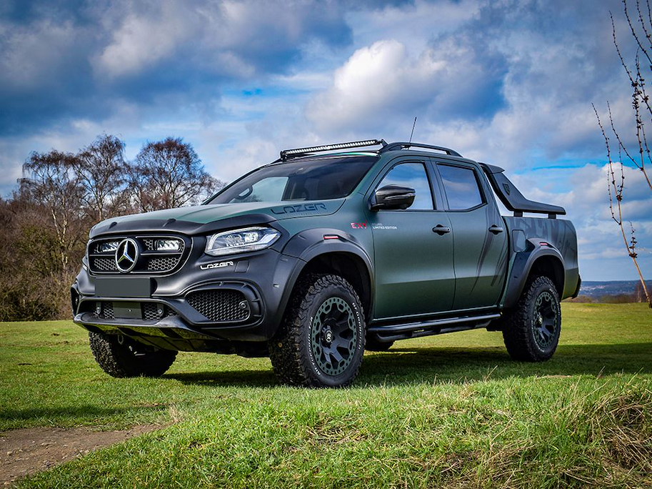Lazer Mercedes X-Class Roof Mount Kit (with Roof Rails)