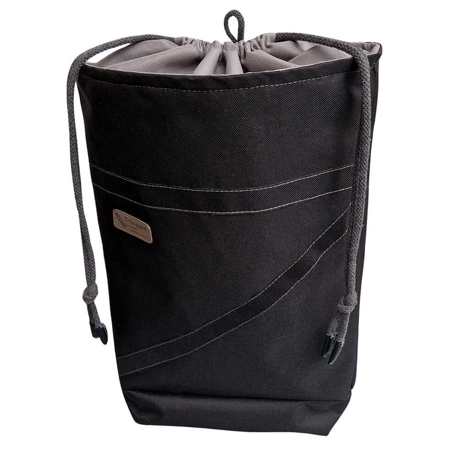 SeaLand-pro VANRIDING Kordel-Z-Saggerl XL Mülltasche, Schwarz, 15,6 Liter