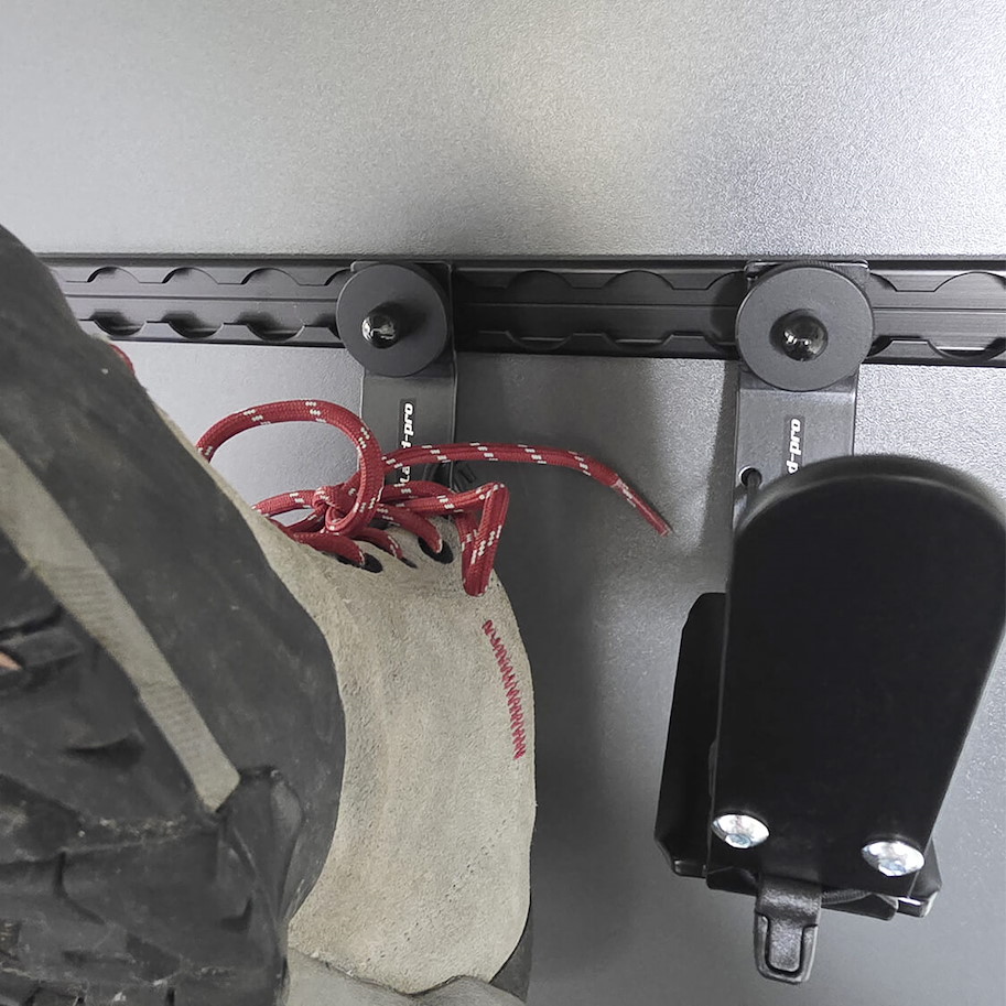 SeaLand-pro Schuhplatte für Haken 1er XL-Airline Schwarz, 2er Set