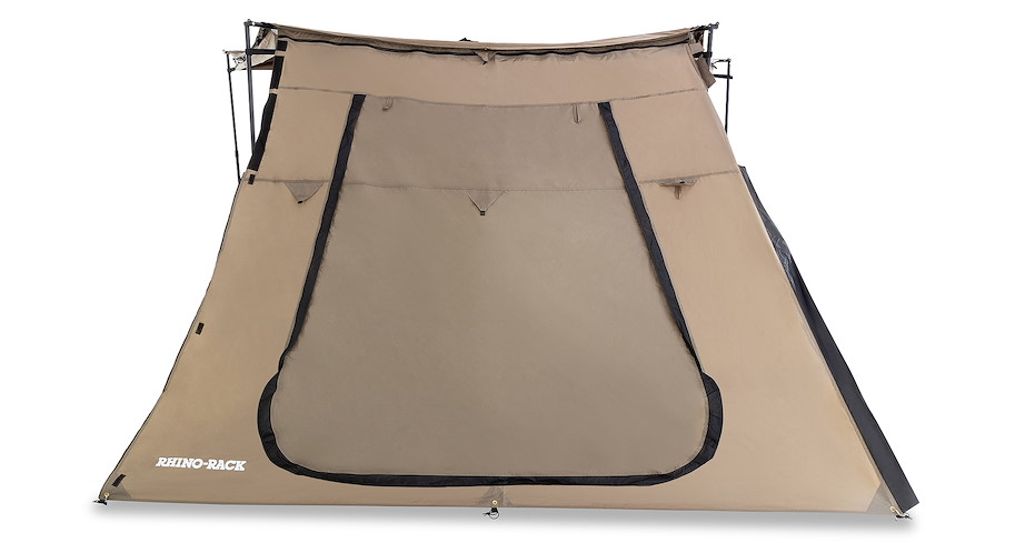 Rhino Rack Seitenteil (1) für Batwing Compact Markise, mit grosser Öffnung