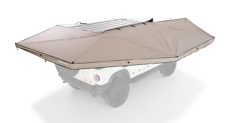 Rhino Rack Batwing 270 freitragende Markise, rechte Seite, inkl. Halter