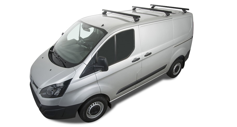 Rhino Rack Heavy Duty Querträger, 1'500 mm (3) Volkswagen Transport T8 und Ford Transit Custom