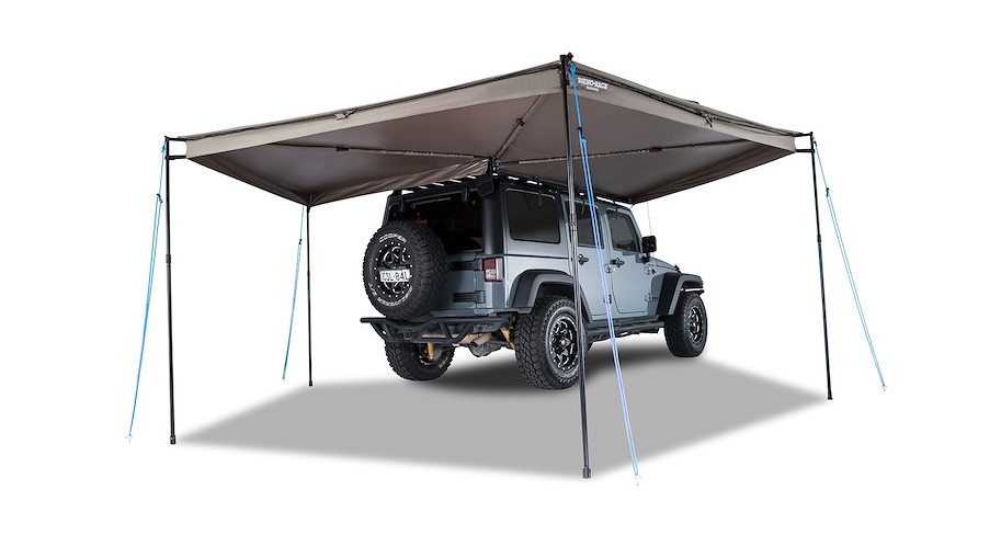 Rhino Rack Batwing Markise, rechte Seite mit "Stow iT"
