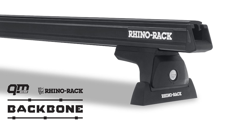 Rhino Rack Heavy Duty Querträger 1'500 mm (2), Backbone, RLT600, Jeep Wrangler JK, 2-türig, schwarz