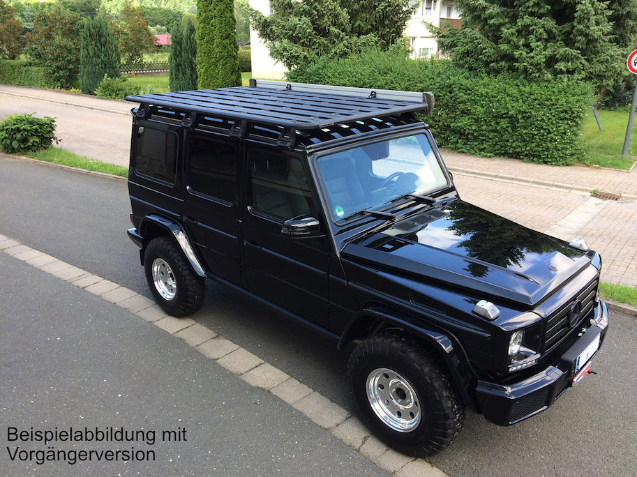 Rhino Rack Pioneer 6 Plattform 2'500 × 1'580 mm für Mercedes G, inkl. 4 Fusssätze
