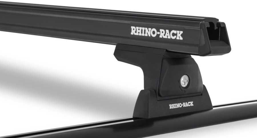Rhino Rack Heavy Duty Querträger 1'250 mm, (2) inkl. RLT600 (4) und Muttern für RSI, schwarz