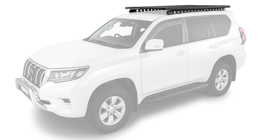 Rhino Rack Pioneer 6 Plattform 2'100 × 1'240 mm Toyota Land Cruiser J150 ab 11/2009, Backbone