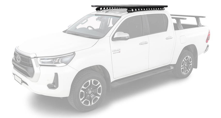 Rhino Rack Pioneer 6 Plattform 1'500 × 1'240 mm Toyota Hilux ab 10/2015, inkl. Schienen