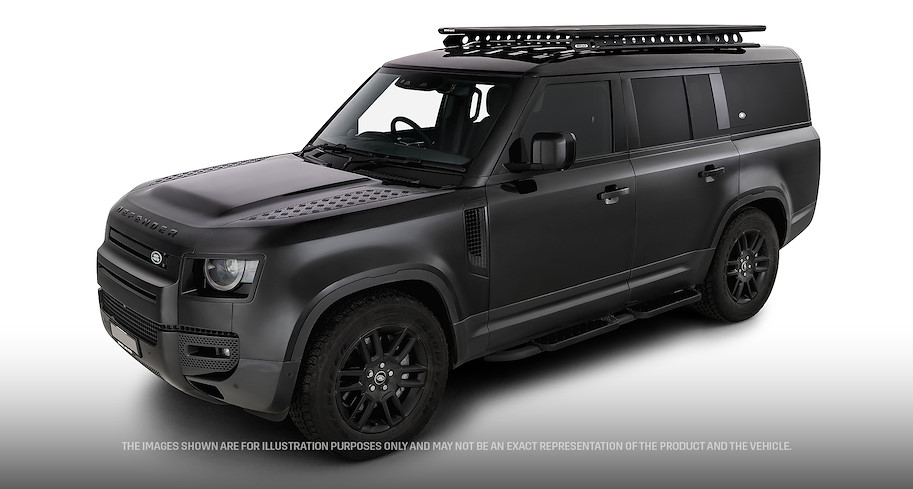 Rhino Rack Pioneer 6 Plattform 2'100 × 1'240 mm Land Rover Defender 130 L663 mit Reling ab 2020