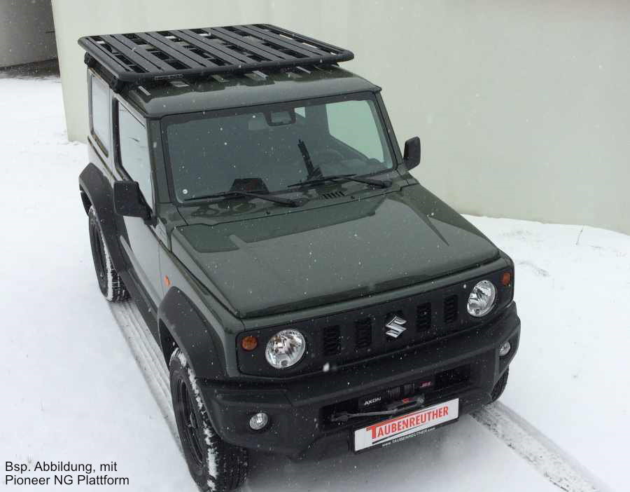 Rhino Rack Pioneer 6 Plattform 1'500 × 1'380 mm Suzuki Jimny II, mit RL110S2
