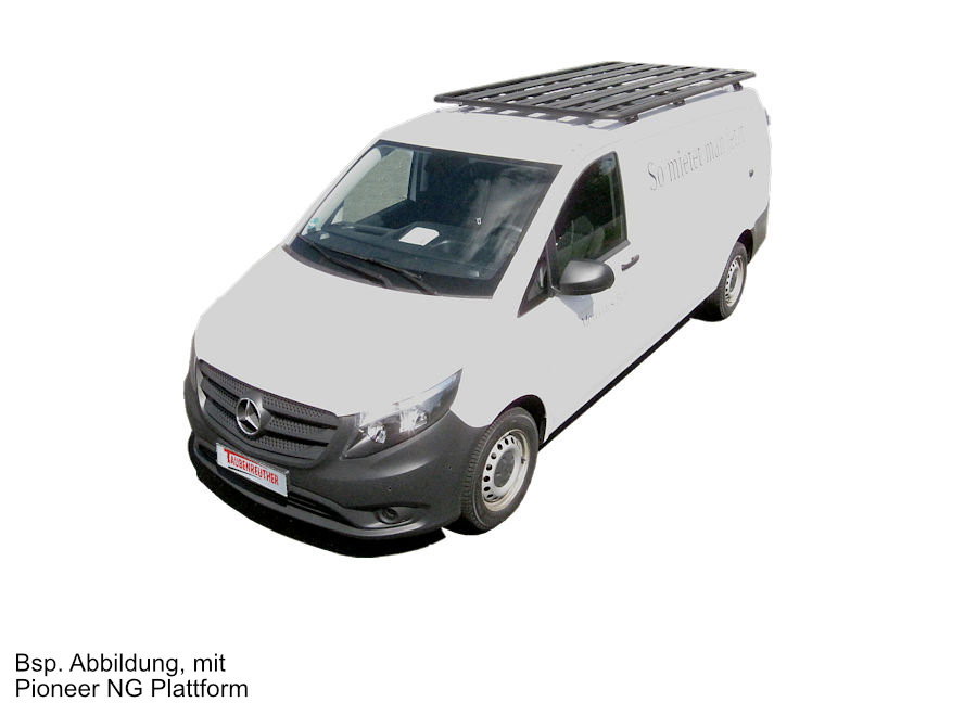 Rhino Rack Pioneer 6 Plattform 2'100 × 1'430 mm Mercedes Vito, kurz / Kompakt