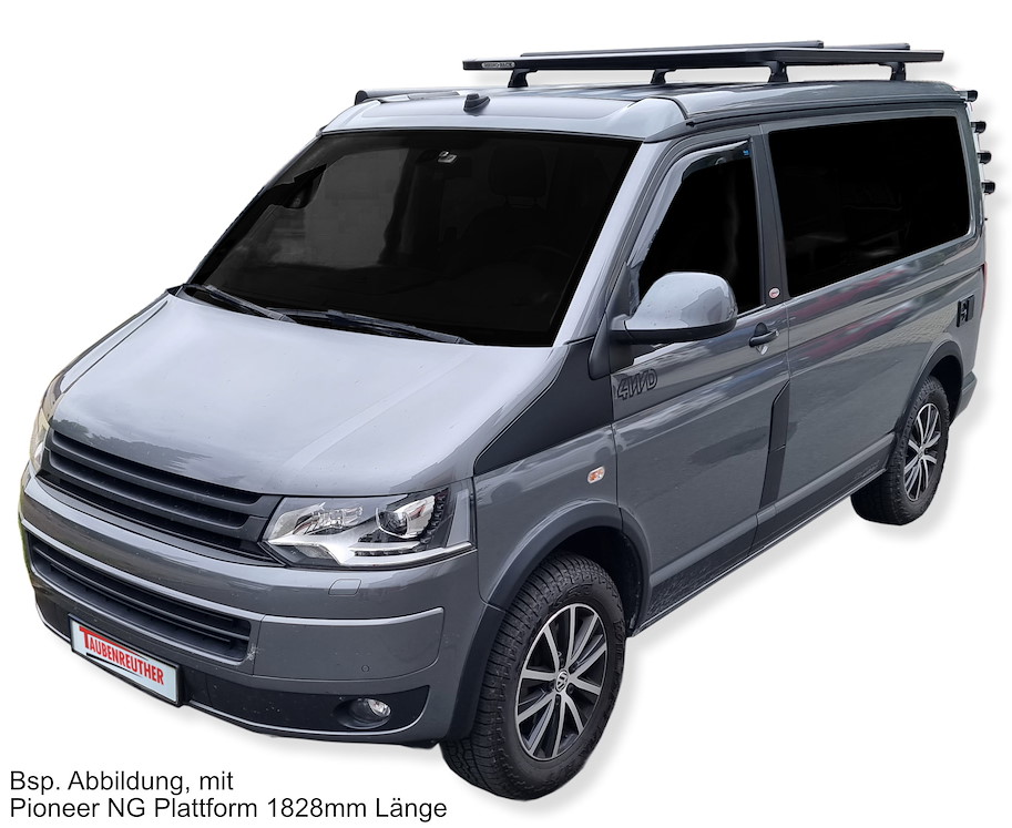 Rhino Rack Pioneer 6 Plattform 1'500 × 1'430 mm Volkswagen T6 California, RLT600, für C-Schiene