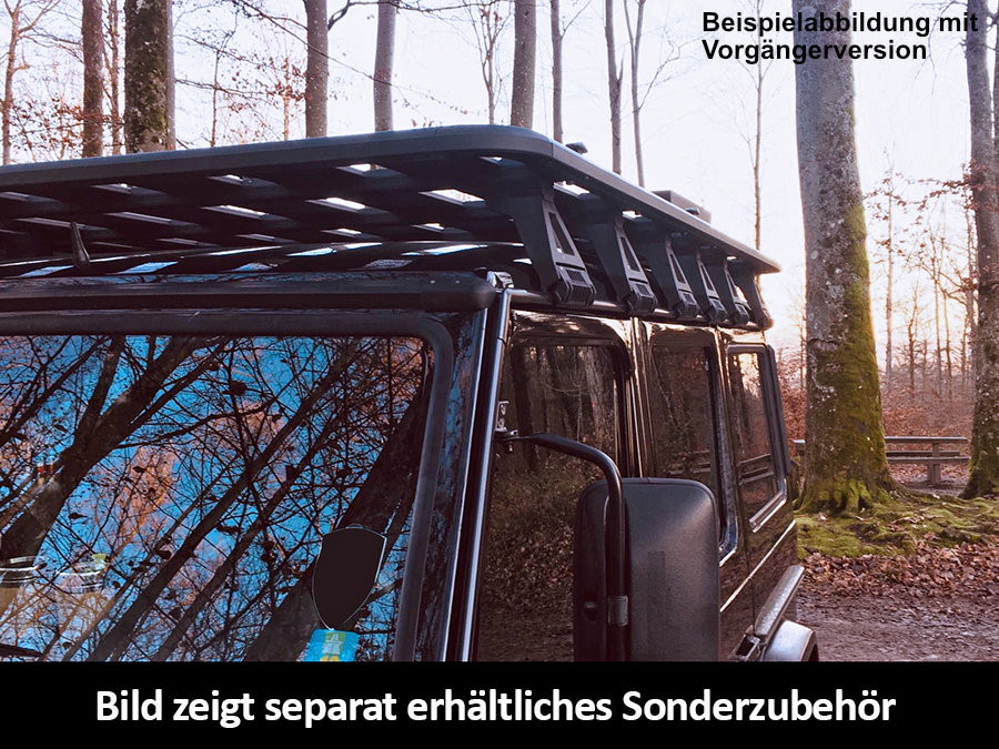 Rhino Rack Pioneer 6 Plattform 2'500 × 1'580 mm Mercedes G, inkl. 6 Fusssätze