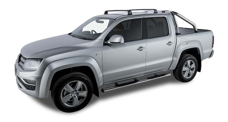 Rhino Rack RVP Träger (2) inkl. Fusskit ohne Überhang, Volkswagen Amarok bis 2023
