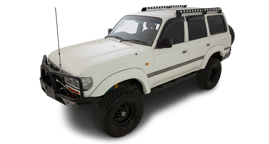 Rhino Rack "Backbone" Montagekit Toyota Land Cruiser J8 und Nissan Patrol Y61 Regenrinne
