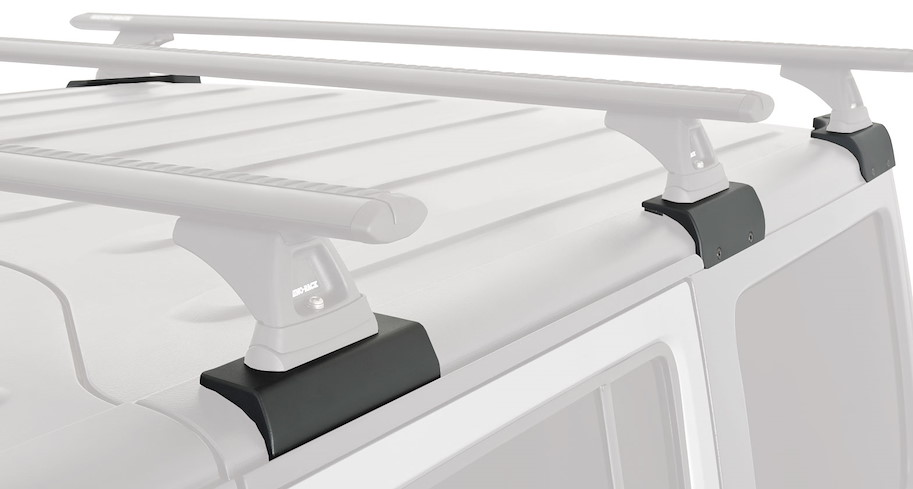 Rhino Rack ''Backbone'' Montagekit, Jeep Wrangler JK, 4-türig, 02/2011-03/2019
