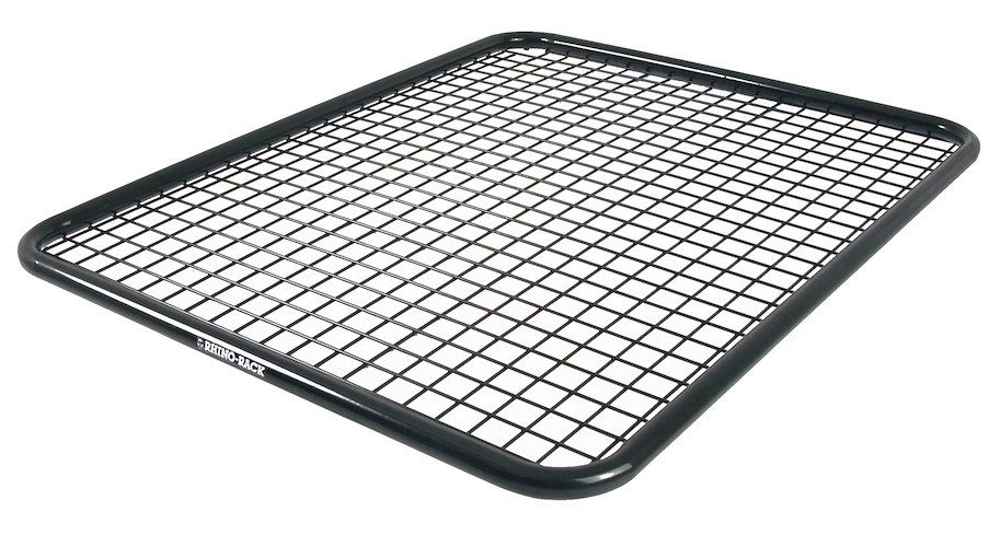 Rhino Rack Stahlgitter-Plattform "M", 1'340 × 1'100 mm, schwarz pulverbeschichtet