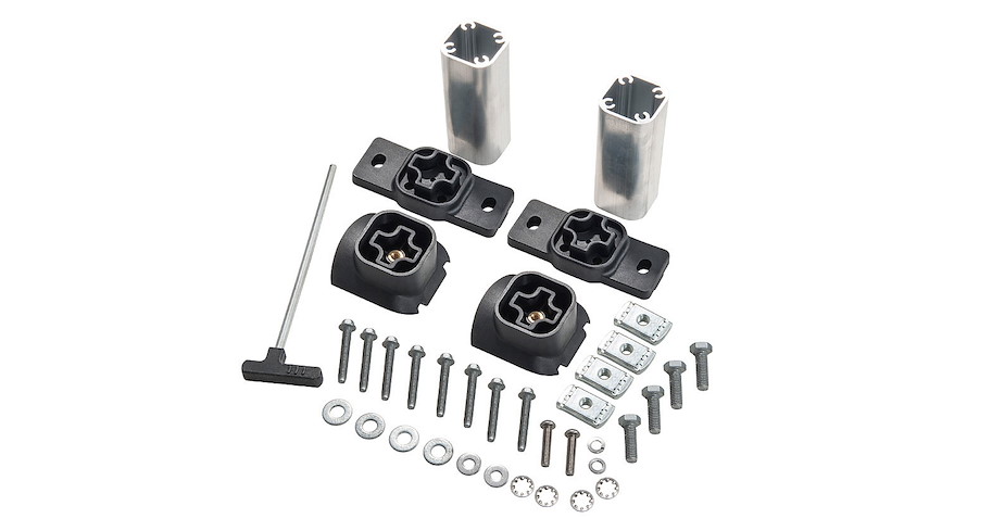 Rhino Rack 2x Höhenadapter 100 mm, für RLK2500 Füsse Tragkraft 25 kg