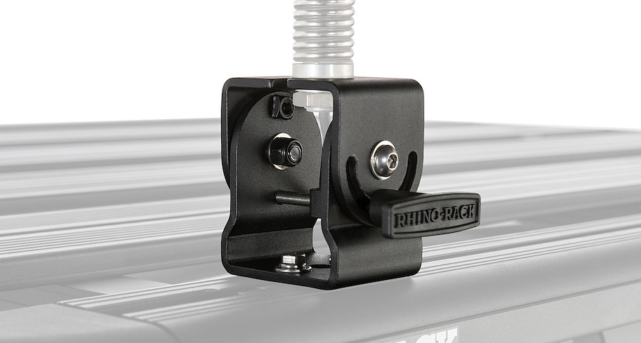 Rhino Rack Antennenhalter, 180° klappbar für Antennen, kleine LED Spotlights etc