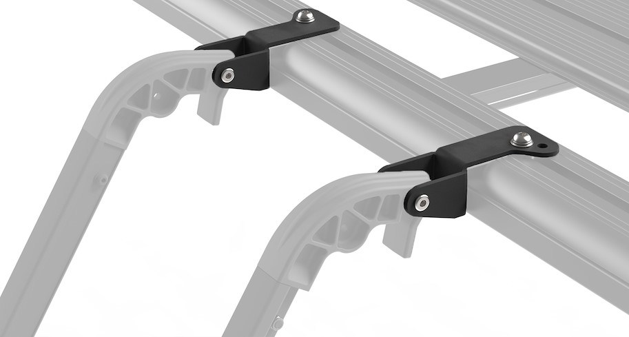 Rhino Rack Montagekit für faltbare Leiter (RAFL) an Pioneer Dachträger