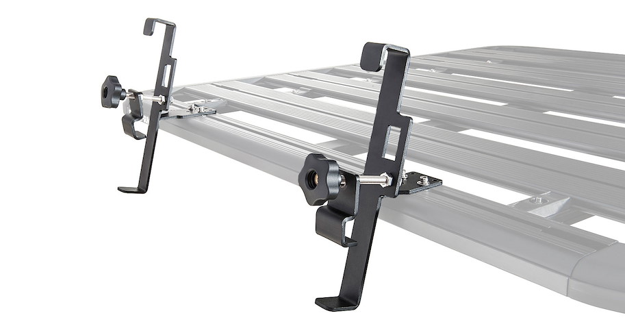 Rhino Rack Halter für faltbare Leiter (RAFL) seitlich an Pioneer Dachträger