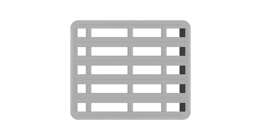 Rhino Rack Pioneer 6 Windschutzeinsätze Set für 1240 & 1'472 mm, breite Plattformen
