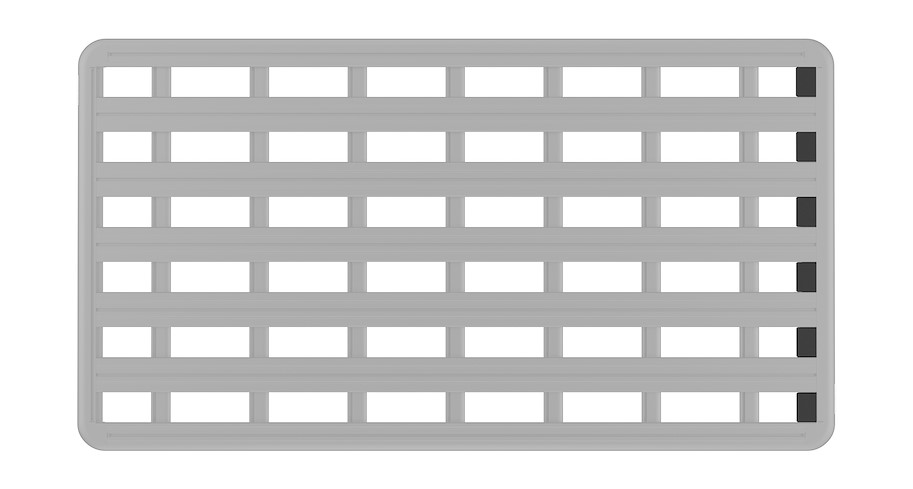 Rhino Rack Pioneer 6 Windschutzeinsätze Set für 1'580 mm, breite Plattformen