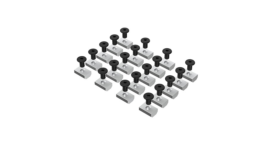 Rhino Rack Pioneer 6 M6 Schrauben & Einschubmuttern 20er Set