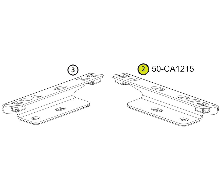 Rhino Rack Montagepunkt A für Ford Transit Fusskit 50-11RLTpftc (1 Stk.)