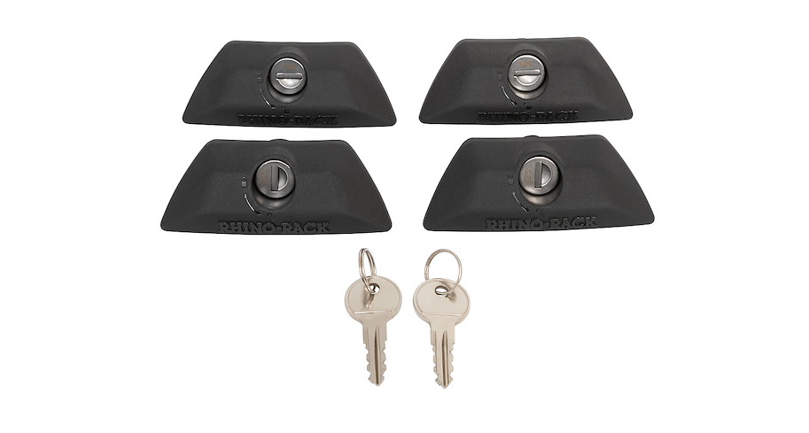 Rhino Rack Abdeckungen mit Schloss für RCL Fusskits (4)