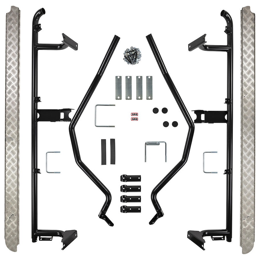 ARB Flankenschutz Isuzu D-Max '03- inkl. Montagesatz