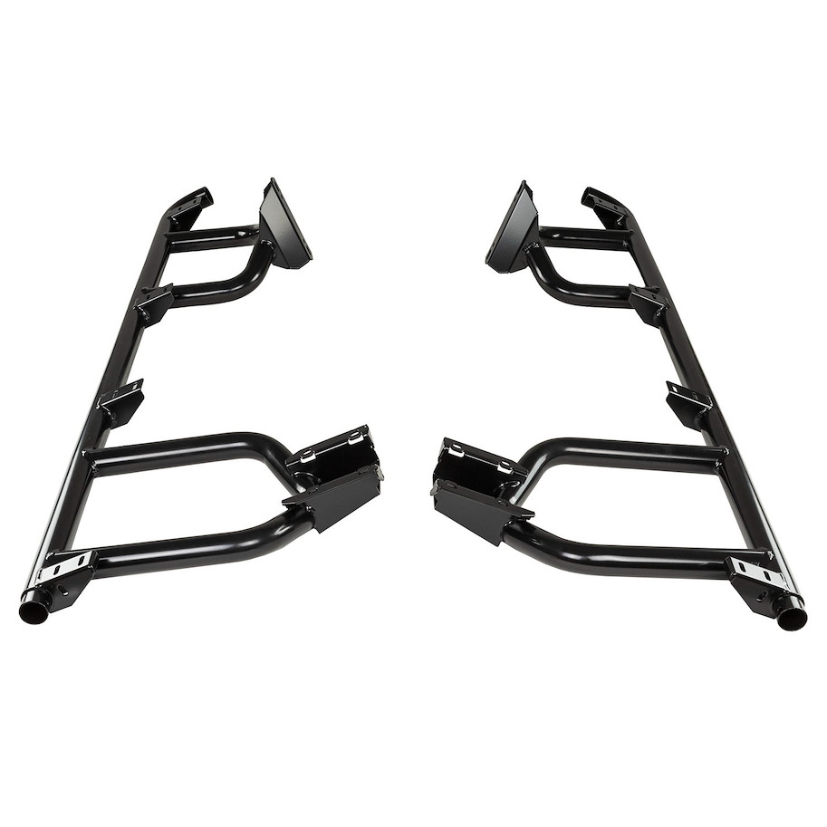ARB Side Rails und Steps Toyota HZJ 78 Troop Carrier ab '07, Rohr 47.6 mm