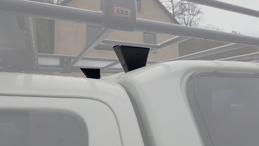 Fusskit für ARB Dachträger Mitsubishi L200 Doppelkabine ab 2015, flaches Dach