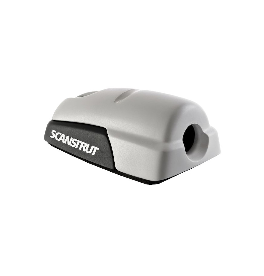 Dachdurchfuehrungstuelle, wasserdicht, grau, 78x43x27mm