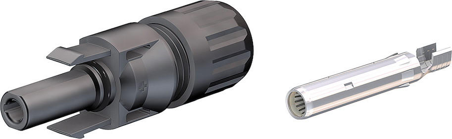 Solar-Stecker maennlich, MC4 +