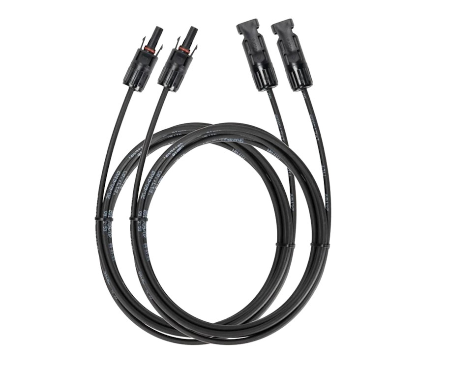 Solar-Kabel 4.0 mm2, Laenge 3 m, 2 Stueck