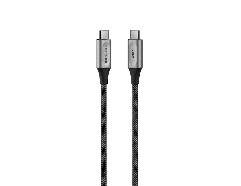EcoFlow USB-C-Ladekabel, 240 W, 1.8 m Laenge