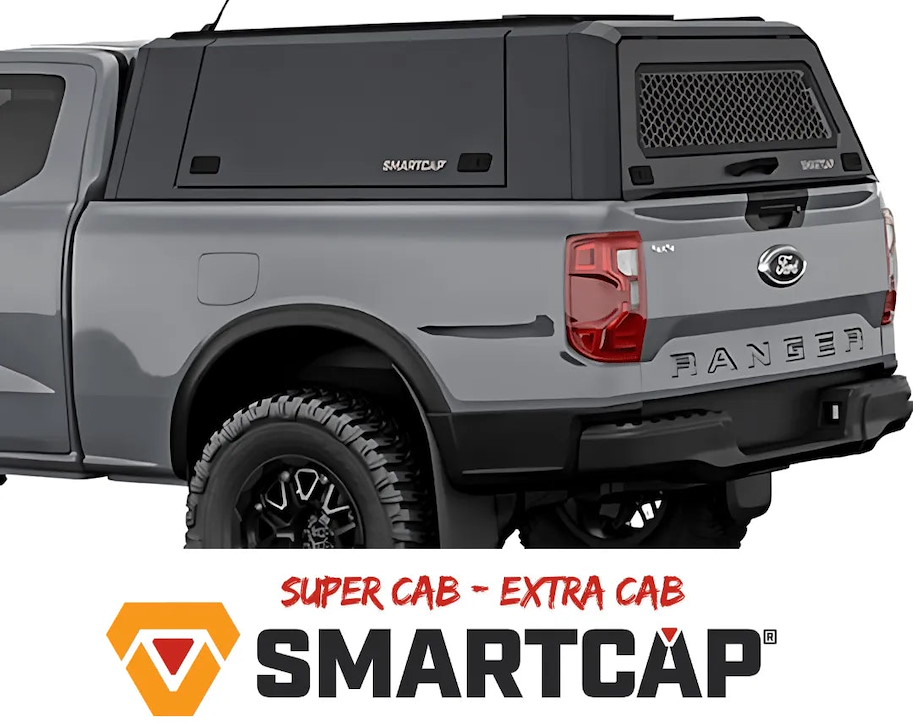 SmartCap RSI EVO Commerical Ford Ranger ab '23, Extra Cab, mattschwarz