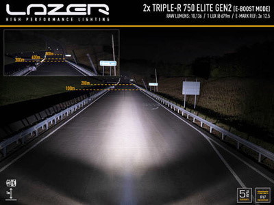 Lazer Lamps Kühlergrill-Kit Toyota Hilux GR Sport (2023+) inkl. Tripe-R 750 Gen2 Elite