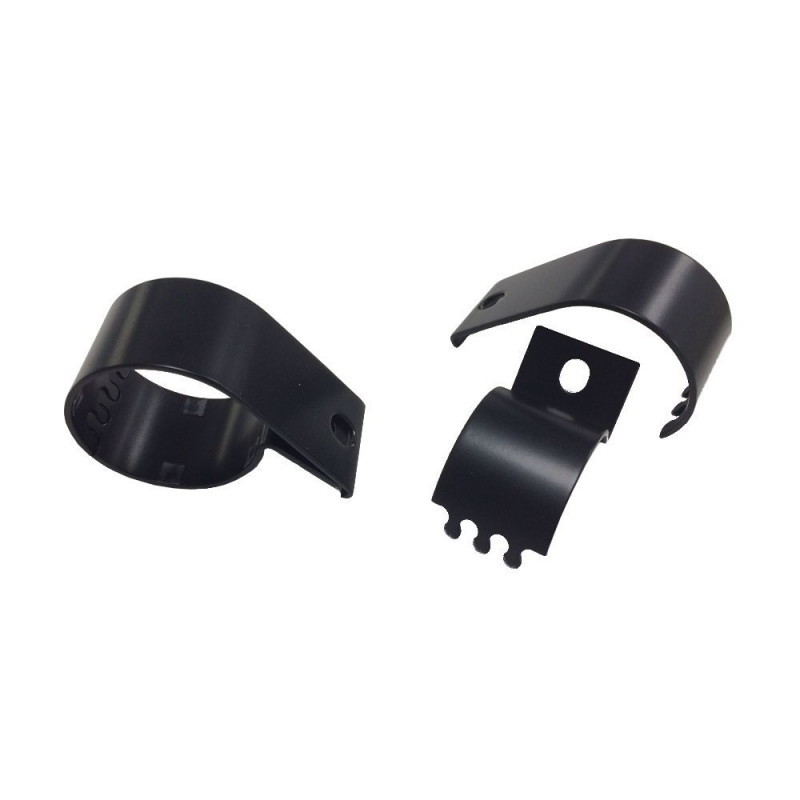 Lazer Inox Rohrhalterung Set (2 Stk.) schwarz, für Fernscheinwerfer, Durchmesser 76 mm, 3 Zoll
