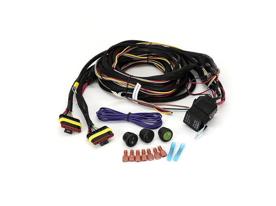 Lazer Two-Lamp Wiring Kit - Long (6-Pin, Superseal, 12V)