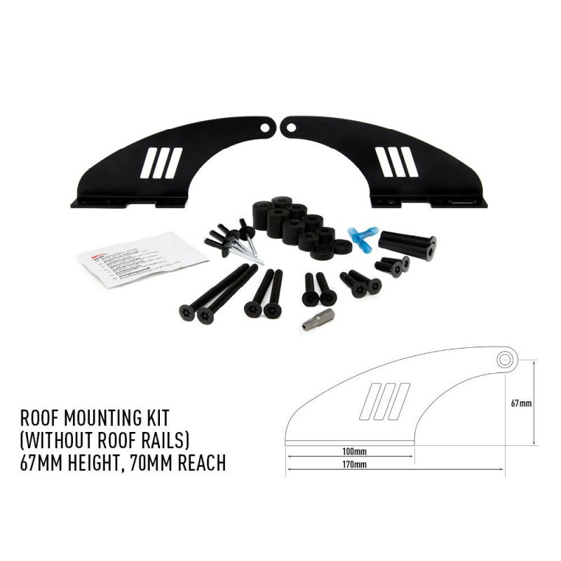 Lazer Forward Roofmounting Kit 67 mm