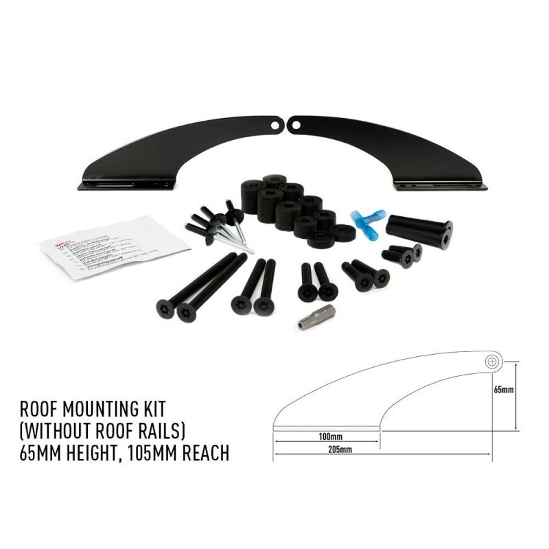 Lazer Roof Rail Mounting Kit 65 mm