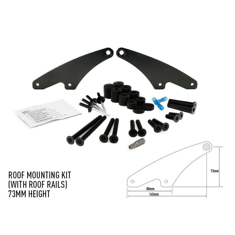 Lazer Roof Rail Mounting Kit 73 mm