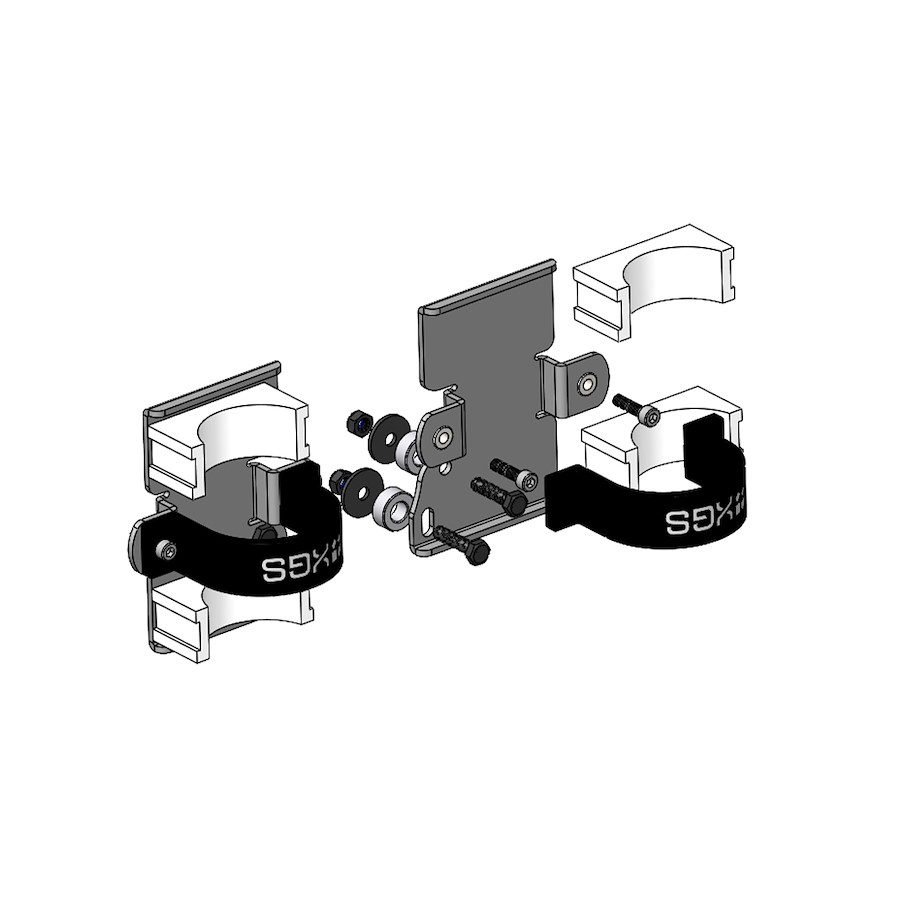 TJM Remote Ausgleichsbehälter Halter Hinterachse Toyota Land Cruiser J250