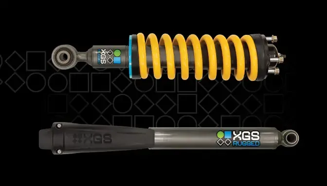 TJM XGS Rugged Federbein und Stossdämpfer