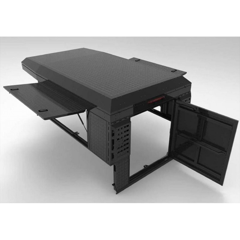 Alu-Cab Canopy Camper Isuzu D-Max X/Cab 2012-2020, schwarz